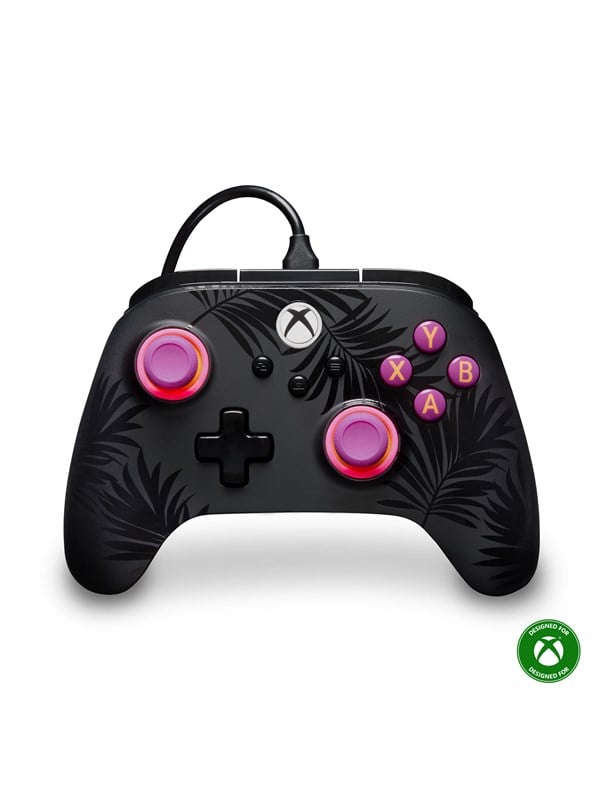 PowerA Kabelgebundener Advantage-Plus-Controller für Xbox Series X|S - Palmen im Mondlicht