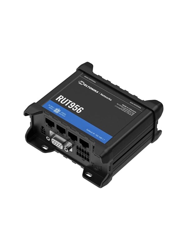 Teltonika RUT956 - wireless router - WWAN - Wi-Fi - 4G 2G 3G - DIN rail mountable - Wireless router N Standard - 80211n