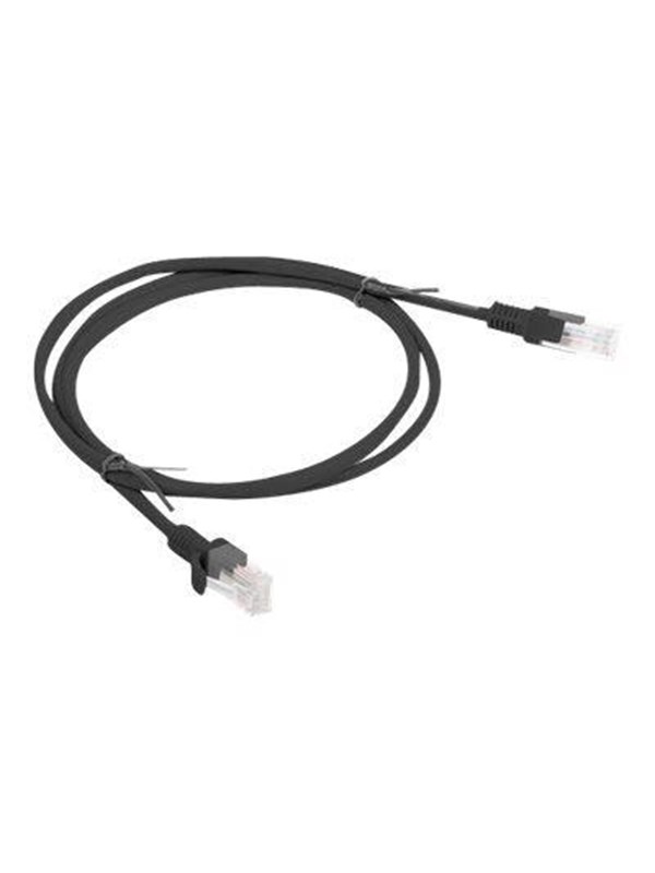 Lanberg patch cable - 1 m - black RAL 9004 - Schwarz