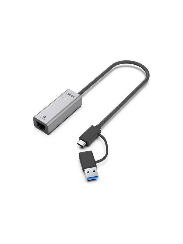 Unitek - network adapter - USB-C  USB-A - 25 Gigabit Ethernet