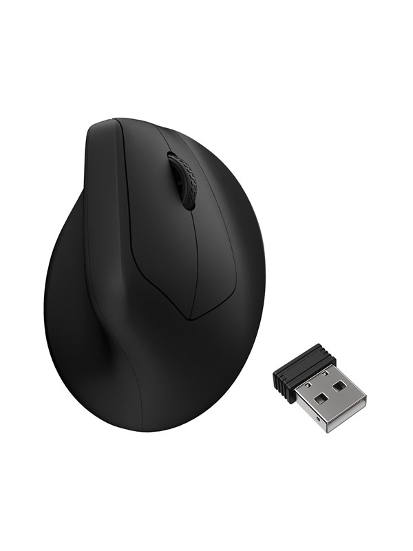 Keychron M5 Wireless Ergonomic (1K) - Ergonomische Maus (Schwarz)