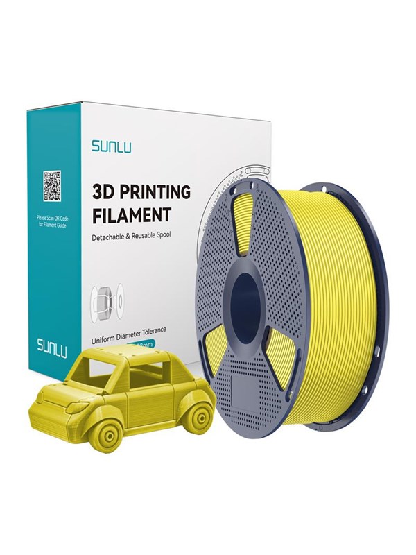 Filament PETG Sunlu PETG Y Gelb 1,75 mm Hohe Haltbarkeit Robust