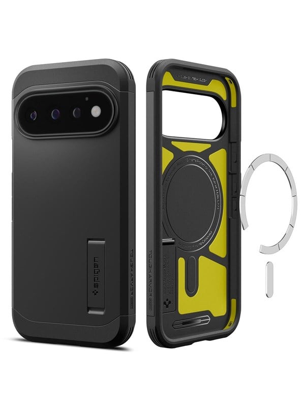 MagSafe-Hülle für Google Pixel 11 Pro, Spigen, Tough Armor, Schwarz ACS11433