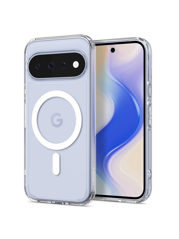 MagSafe-Hülle für Google Pixel 11, Spigen, Ultra Hybrid, Transparent Weiß ACS11441