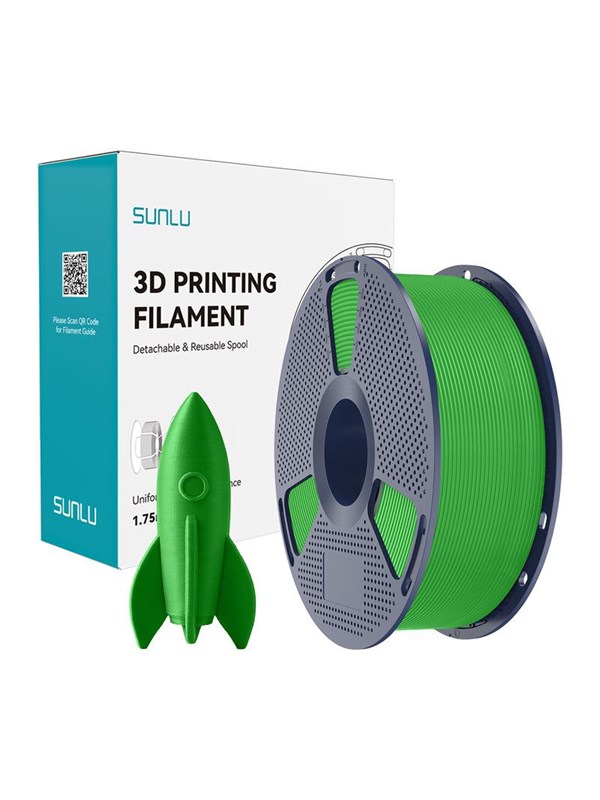 Filament PLA Sunlu PLA H-S G Grün 1,75 mm Hohe Geschwindigkeit Qualität
