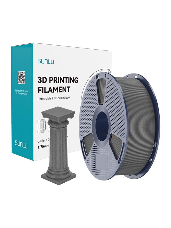 Filament PLA Sunlu High-Speed Marble Grau Beton 1,75 mm Hohe Geschwindigkeit