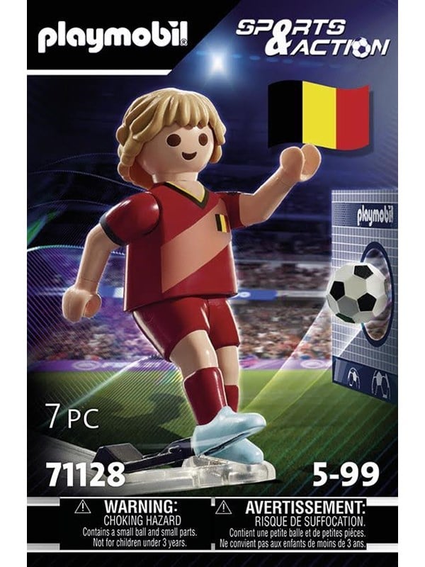 Playmobil Sports  Action - Sports  Action Footballer Belgium - 71128