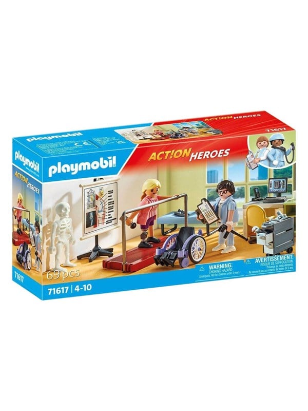 PLAYMOBIL | My Life | Orthopädie | Liebevolle Behandlung von Patient:innen | Zu über 80 % aus recycelten und biobasierten Materialien | Detailreiches Spielzeug für Kinder ab 4 Jahren | 71617