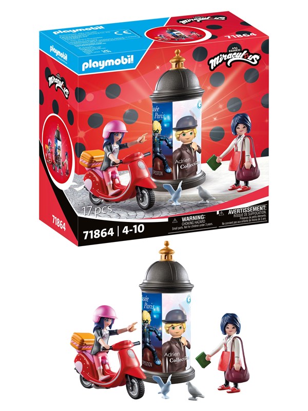 Playmobil Wunderbar - Miraculous Scooter Ride in Paris - 71864