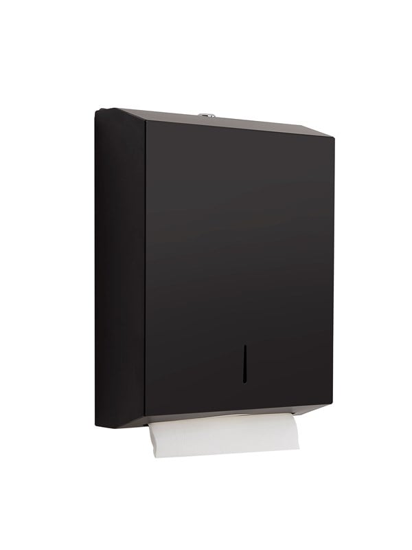 Gedy Wall-Mounted Paper Dispenser - Matte Black