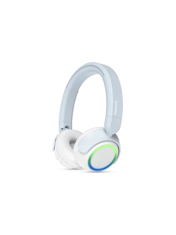 Philips TAK4200B kabellose Bluetooth Kopfhörer mit Geräuschunterdrückung, Mikrofon, weiß und blau
