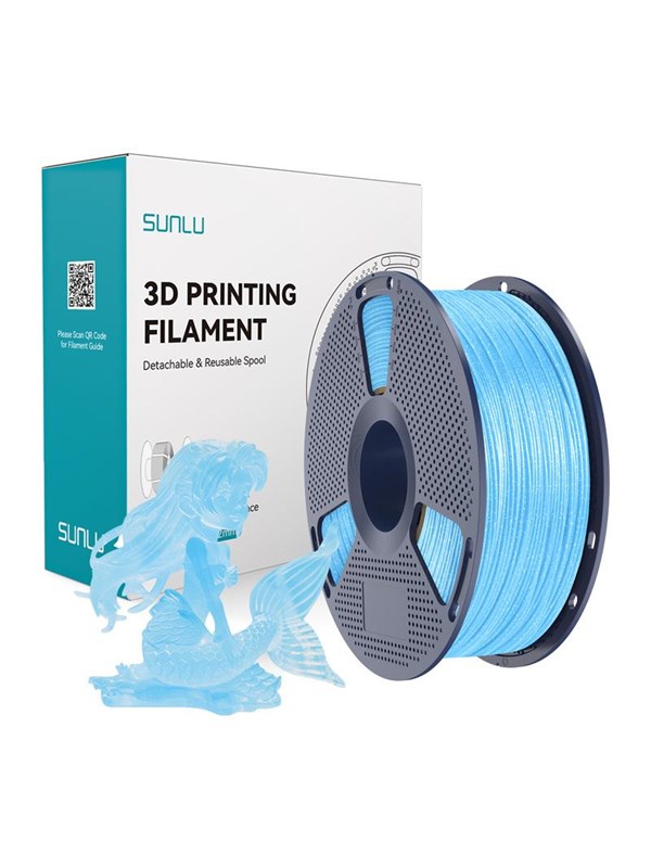 Sunlu PLA Filament - Shiny Blue