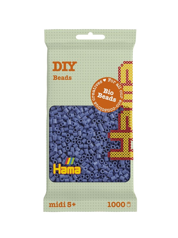Hama Midi Bio Ironing Beads - Lavender Purple (107) 1000 pcs.