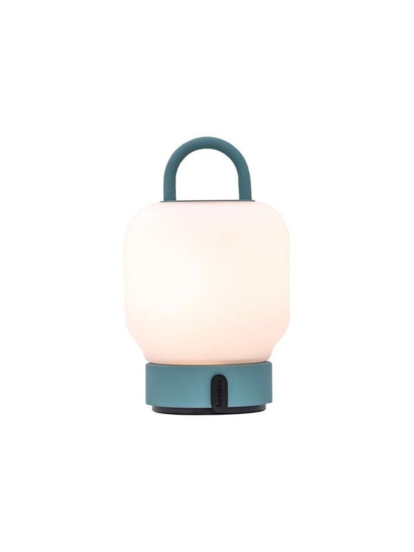 Kooduu Loome - table lamp - LED - lantern - smokey teal