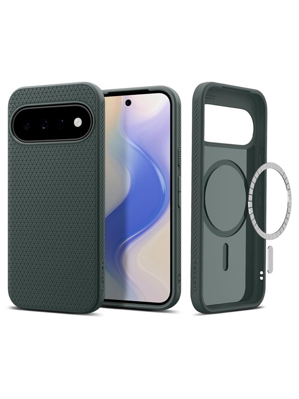 Spigen Liquid Air™ MagFit Backcover für das Google Pixel 11 - Abyss Green