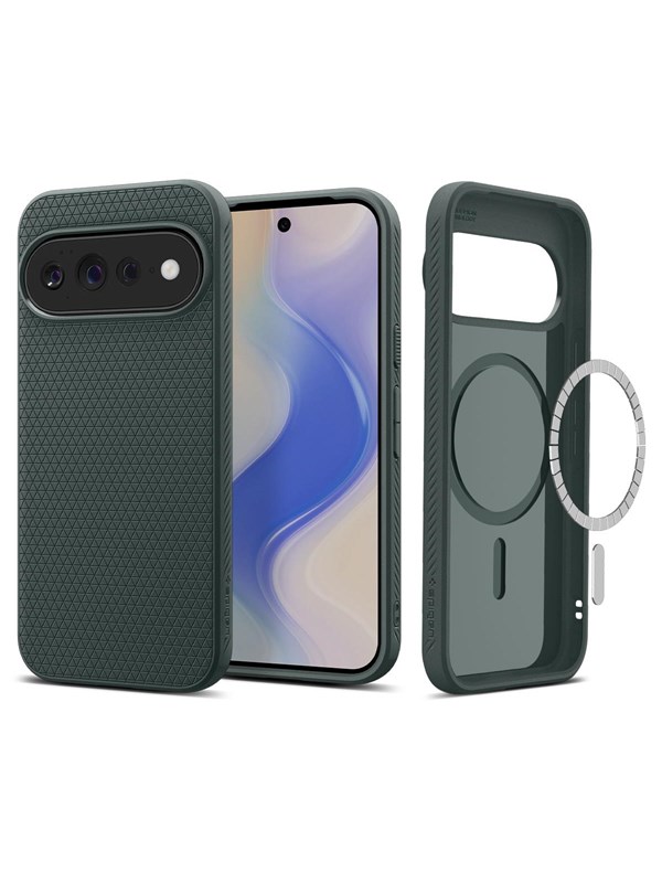 Spigen Liquid Air™ MagFit Backcover für das Google Pixel 11 Pro XL - Abyss Green