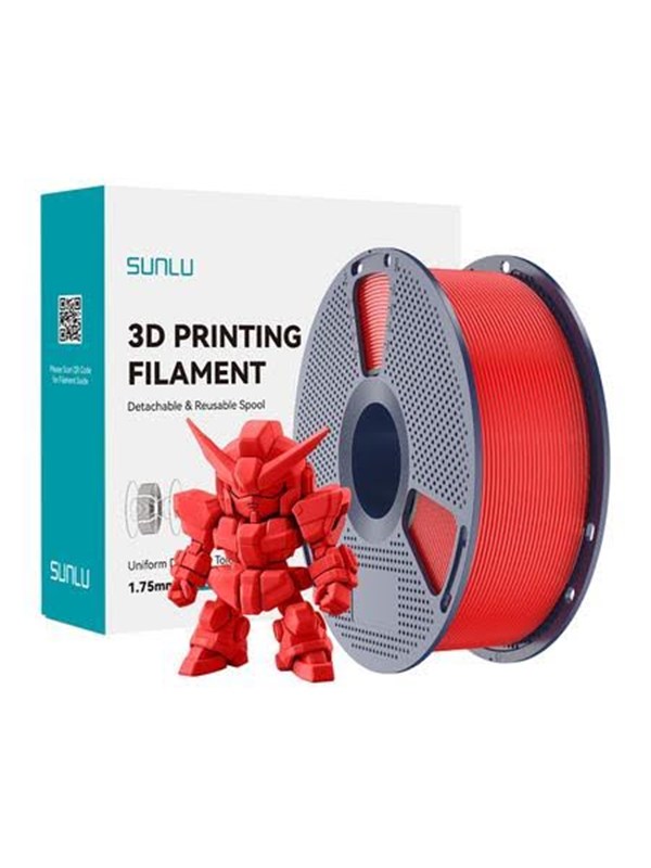 Filament PLA+ Sunlu PLA+ 2.0 R Rot 1,75 mm Hohe Haltbarkeit Verbesserter Fluss