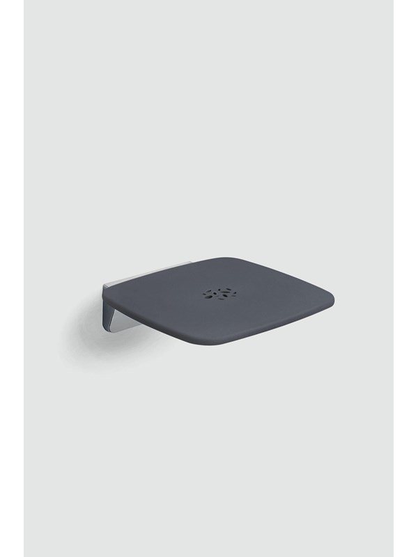 Gedy Wall-mounted folding seat - Black