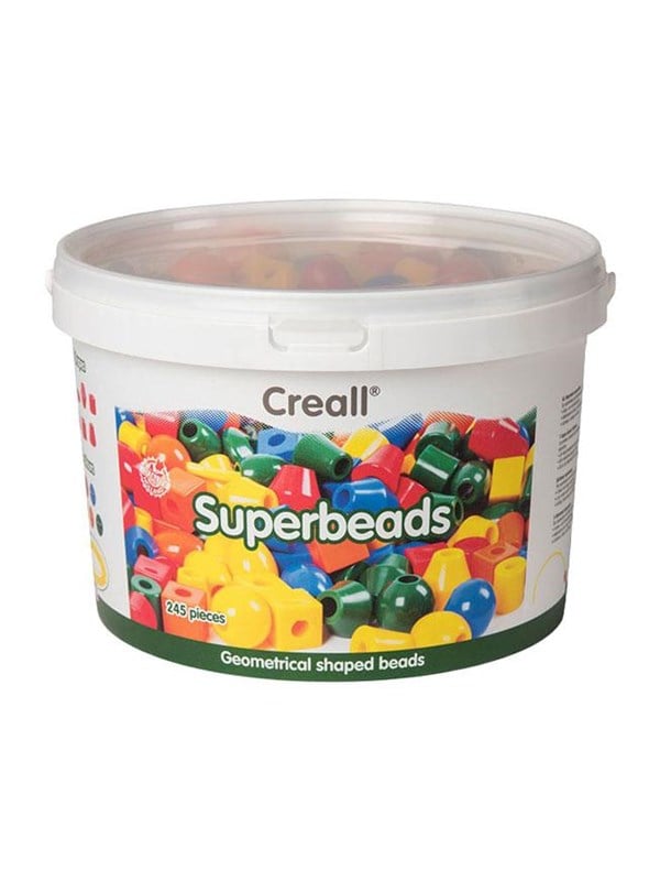 Creall Super Beads 7 Shapes 5 Colors - 245 pcs