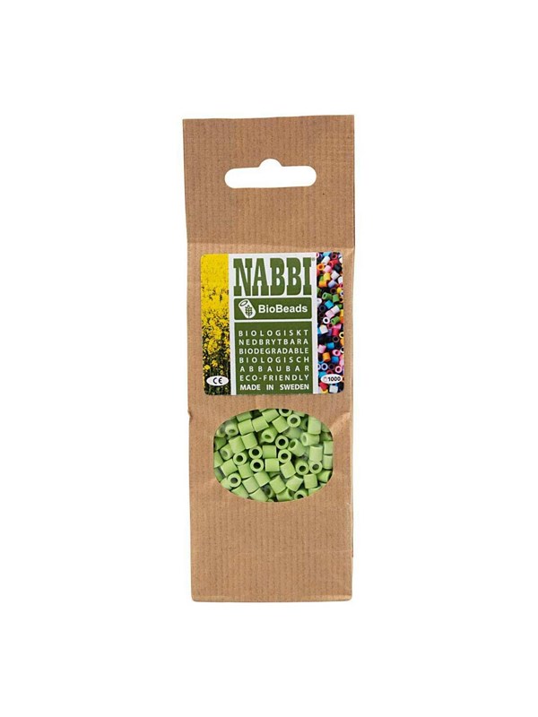 Creativ Company NABBI BioBeads 5x5mm Pastel Green - 1000pcs