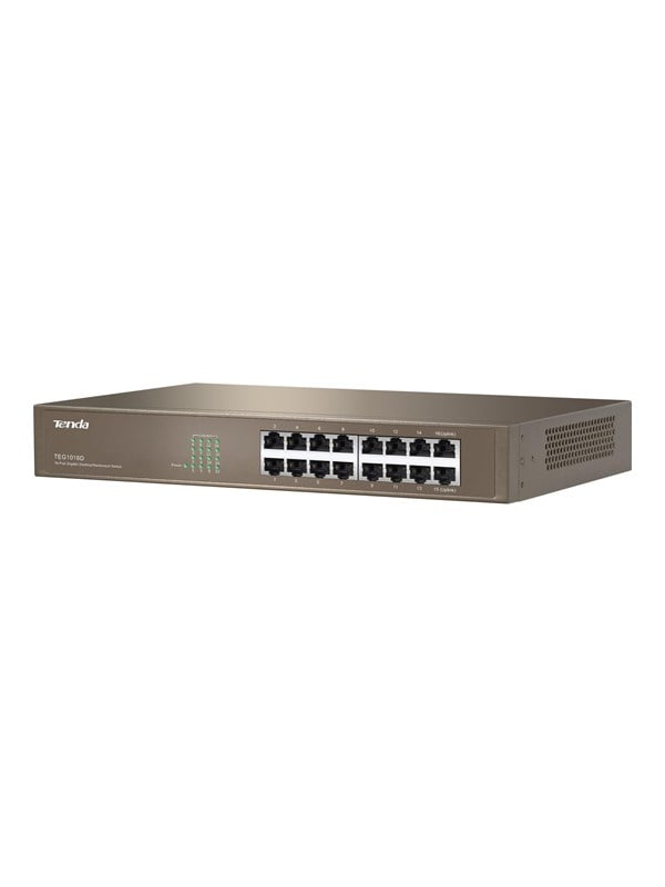 Tenda TEG1016D - switch - 16 ports - unmanaged - rack-mountable