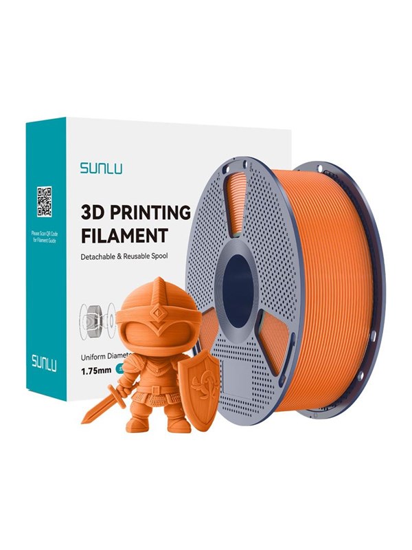Filamento PLA+ Sunlu PLA+ SO Sunny Orange 1,75 mm Hohe Haltbarkeit Präzise