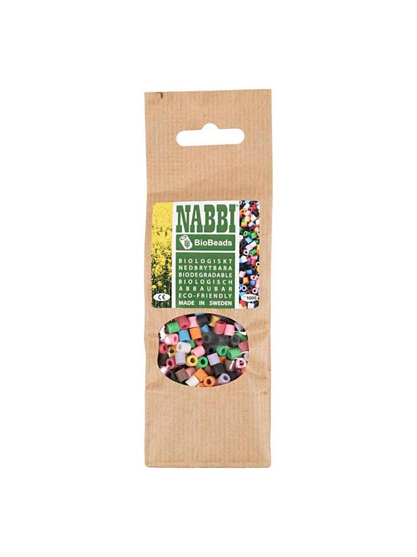 Creativ Company NABBI BioBeads 5x5mm Assorted Colors - 1000 pcs