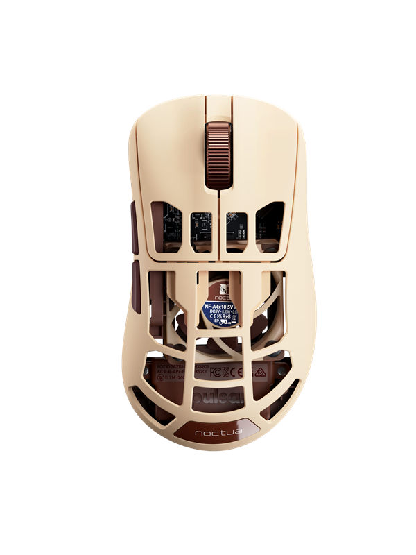 Pulsar [Noctua | Feinmann] F01 Wireless - Gaming Maus (Braun)