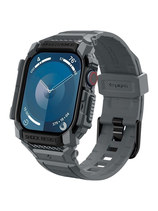 Spigen Rugged Armor Case for Apple Watch 10 46mm - Gray