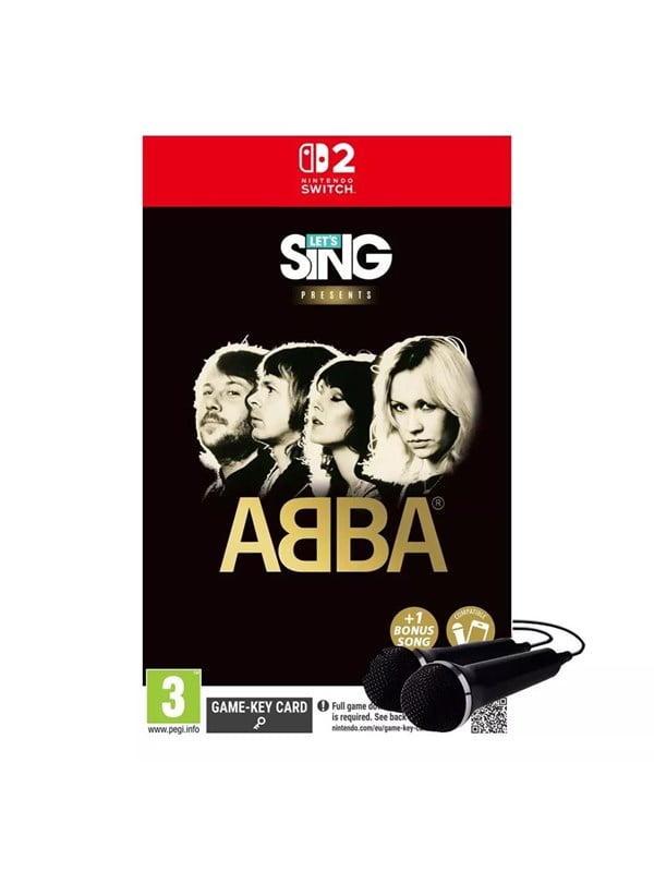 Lets Sing Abba 2027 - 2 Mic Bundle - Nintendo Switch 2 - Nintendo Switch 2 - Party - PEGI 3