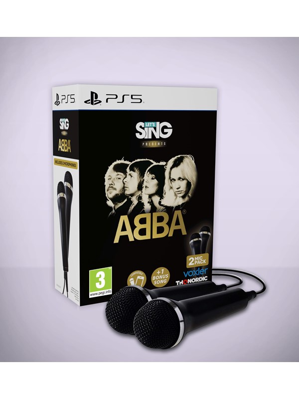 Lets Sing Abba 2027 - 2 Mic Bundle - PS5 - Sony PlayStation 5 - Party - PEGI 3