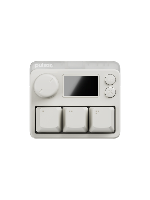 Pulsar LAB XPAD Mini - White - Gaming Tastatur TKL - Universal - Weiss