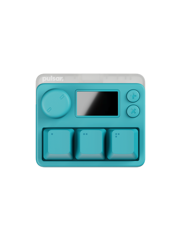 Pulsar [LAB] XPAD Mini - Turquoise - Gaming Tastatur (TKL) - Universal - Blau
