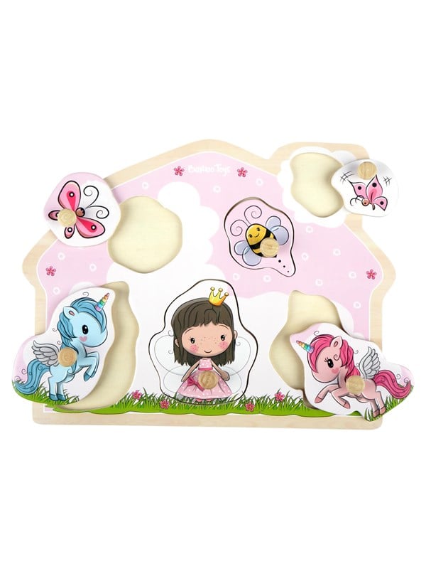Lillie  Ellie Lillie and Ellie - Wooden Peg Puzzle