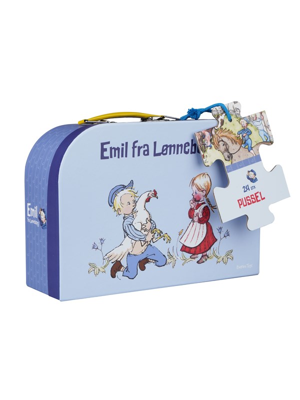 Emil fra Lnneberg Emil - Suitcase w Puzzle - Outdoor