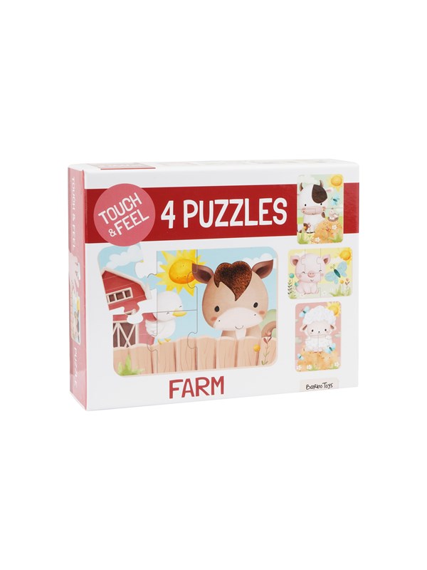 Barbo Classic Touch  Feel Puzzles - Farm