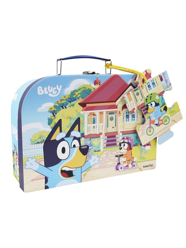 Bluey - Suitcase w Puzzle - Bike