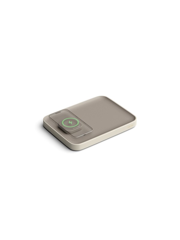 Twelve South Valet - Leather Charging Tray  Qi2 15W  USB-C 35W  Paupe