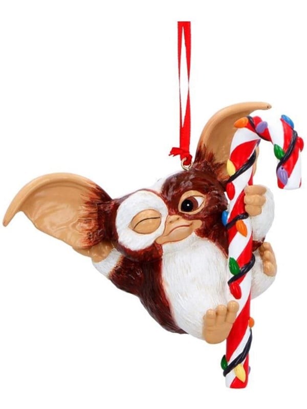 Nemesis Now - Gremlins - Gizmo Festive Candy Cane Hanging Ornament - Figur