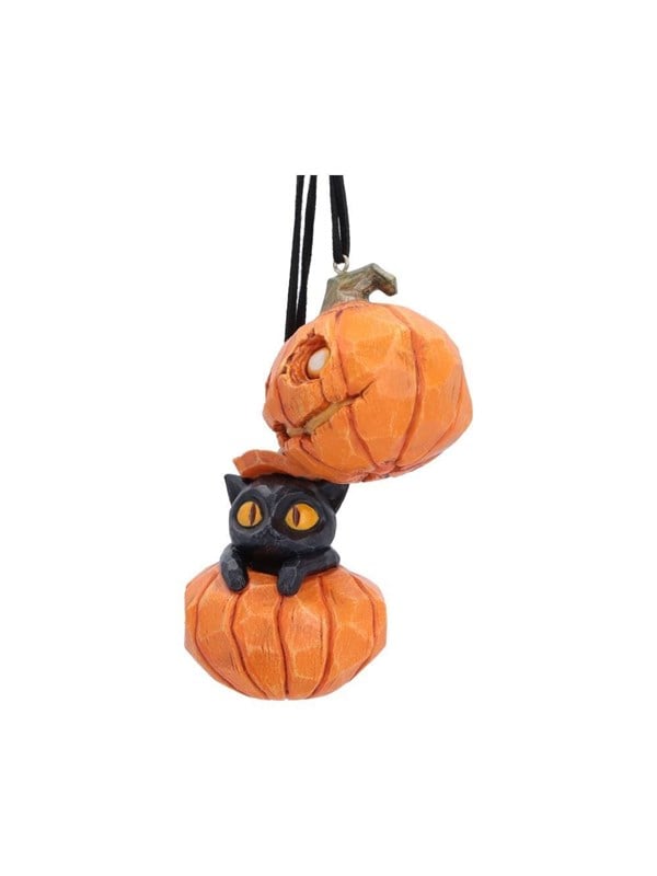 Nemesis Now - Whisper Wood - Pumpkin and Patch Hanging Ornament - Figur