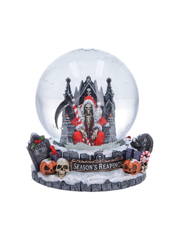 Nemesis Now - Nemesis - Silent Nightmares - Seasons Reaping Snow Globe - Figur