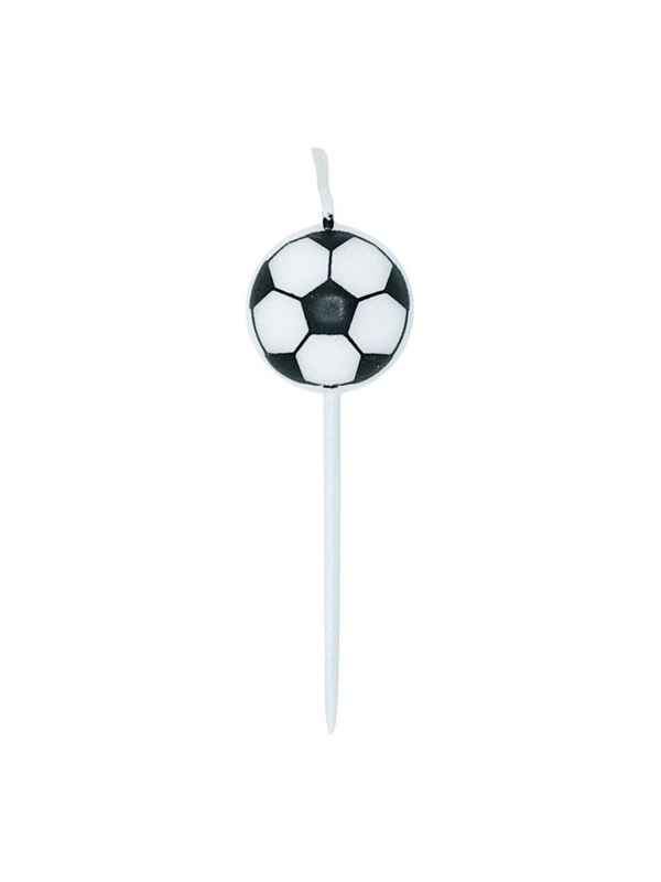 Globos Cake candles 24cm Football - 5 pcs