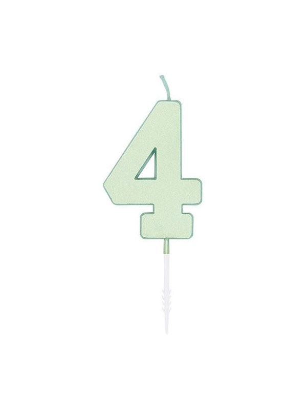 Globos Cake candle 45cm Pastel Mint no 4