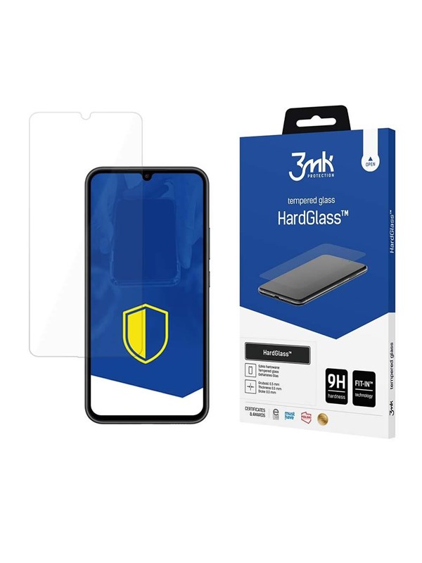 Gehärtetes Glas 3MK HardGlass Samsung Galaxy A34 5G 9H 0,3 mm