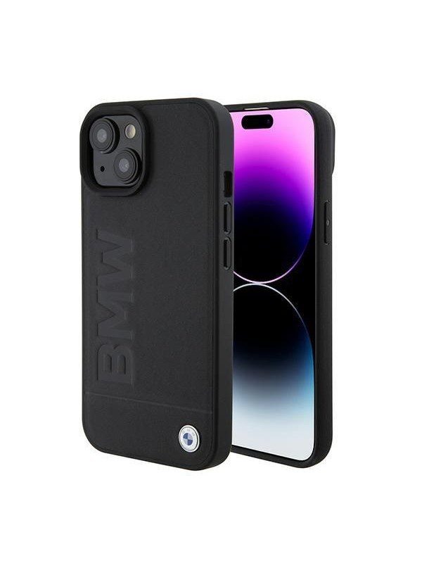 BMW BMHMP15SSLLBK iPhone 15 6.1" black/black Magsafe Hardcase Signature Logo Imprint