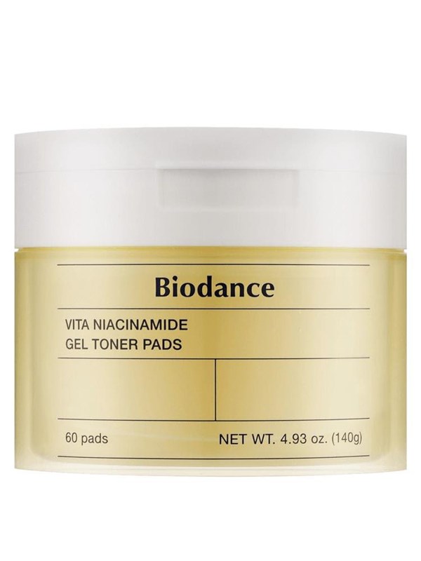 BIODANCE Vita Niacinamide Gel Toner Pads 60 stk
