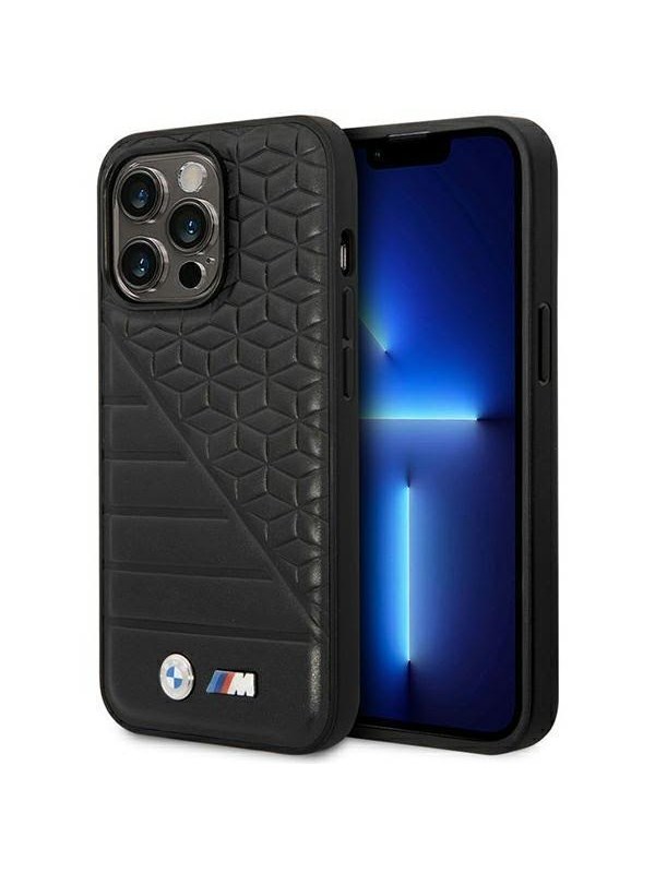 BMW Bi Pattern Case for iPhone 14 Pro 61 - Black