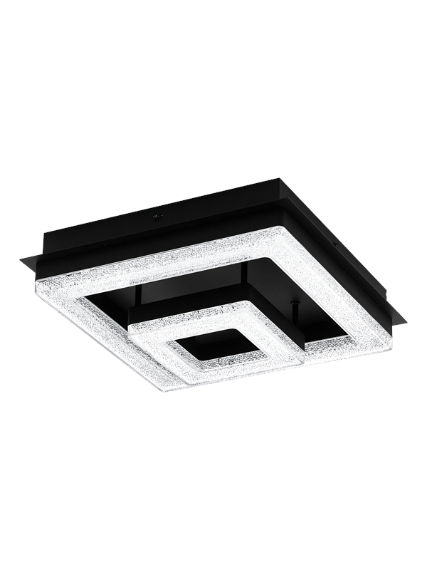 EGLO FRADELO 1 LOFT 240X240 SCHWARZKRISTALL