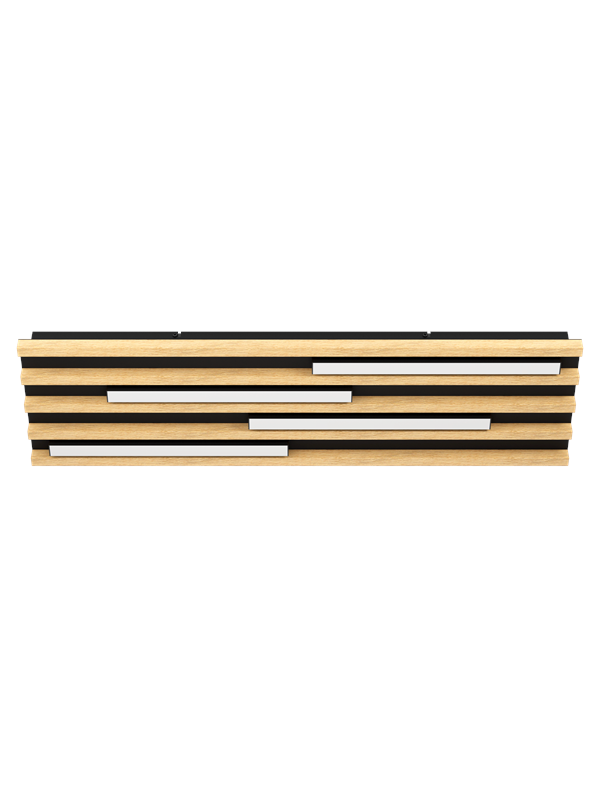 EGLO Stars of Light MARREIRA DECKE 780X220 HOLZSCHWARZ FSC