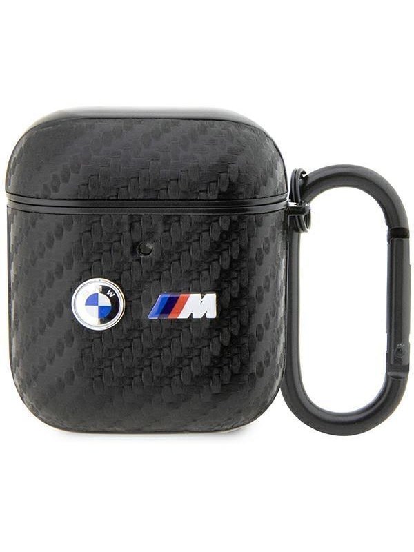 BMW BMA2WMPUCA2 AirPods 12 cover blackblack Carbon Double Metal Logo